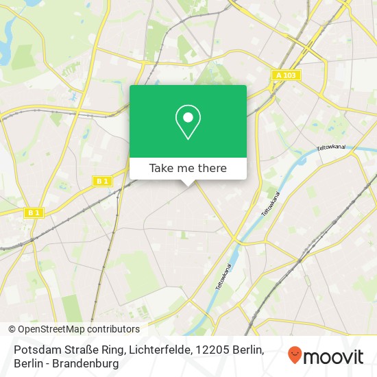 Potsdam Straße Ring, Lichterfelde, 12205 Berlin map