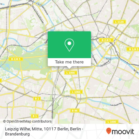 Leipzig Wilhe, Mitte, 10117 Berlin map