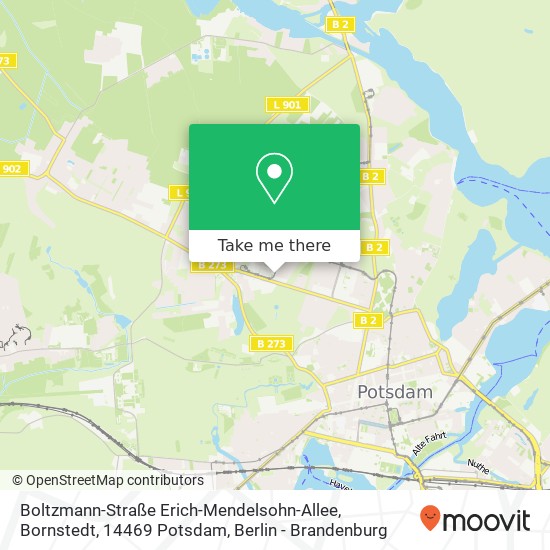 Boltzmann-Straße Erich-Mendelsohn-Allee, Bornstedt, 14469 Potsdam map