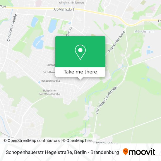 Schopenhauerstr Hegelstraße map