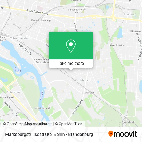 Карта Marksburgstr Ilsestraße