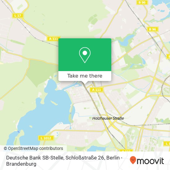 Deutsche Bank SB-Stelle, Schloßstraße 26 map