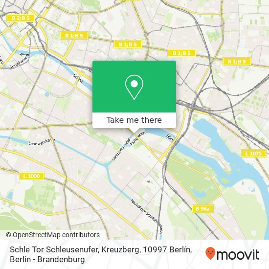 Schle Tor Schleusenufer, Kreuzberg, 10997 Berlín map