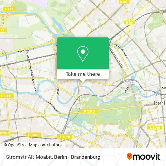 Stromstr Alt-Moabit map