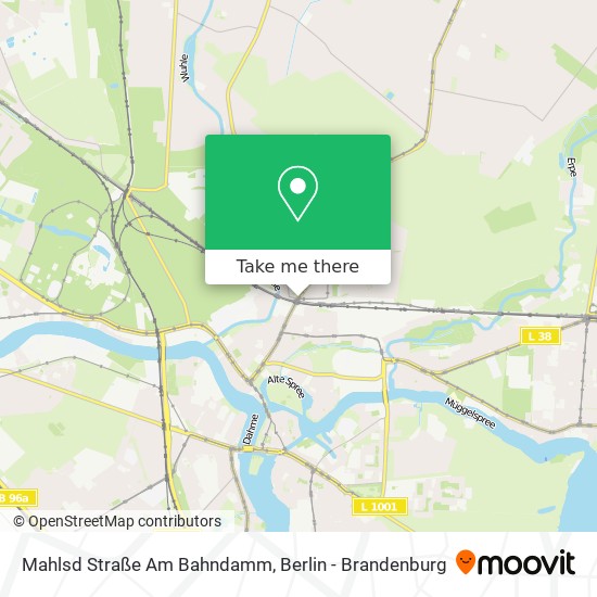 Mahlsd Straße Am Bahndamm map