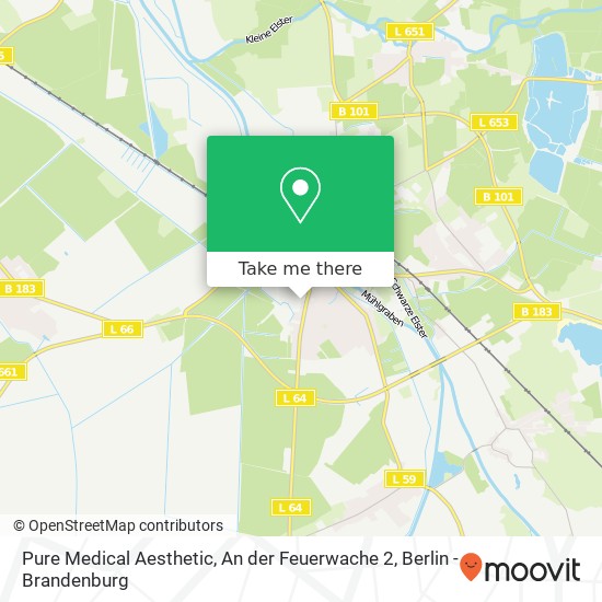 Pure Medical Aesthetic, An der Feuerwache 2 map