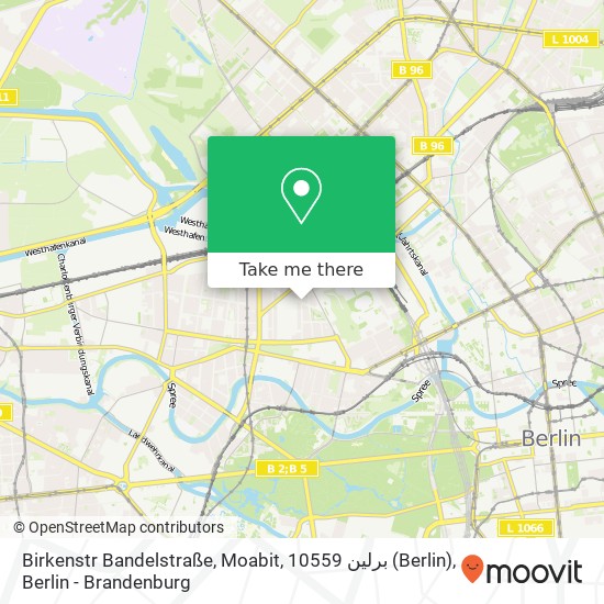 Birkenstr Bandelstraße, Moabit, 10559 برلين (Berlin) map