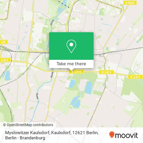 Myslowitzer Kaulsdorf, Kaulsdorf, 12621 Berlin map