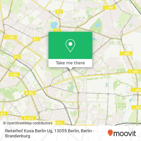 Reiterhof Kosa Berlin Ug, 13055 Berlin map