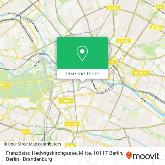 Französisc Hedwigskirchgasse, Mitte, 10117 Berlin map