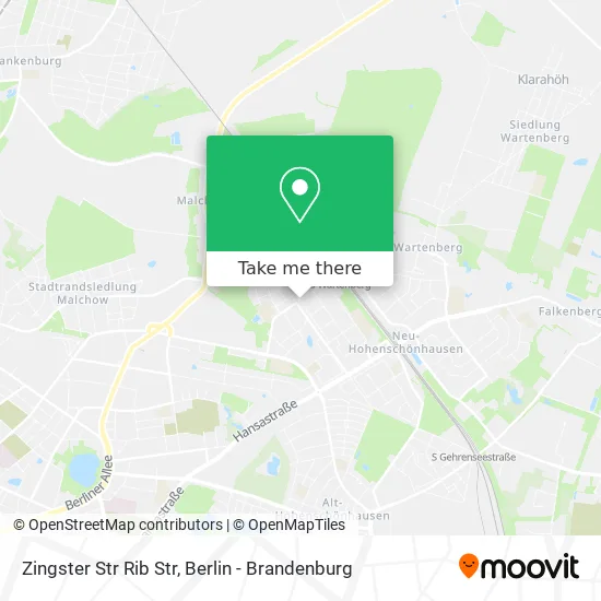 Карта Zingster Str Rib Str