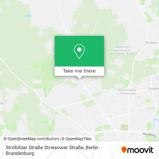 Карта Ströbitzer Straße Striesower Straße
