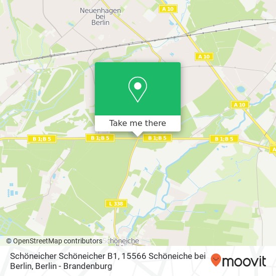 Schöneicher Schöneicher B1, 15566 Schöneiche bei Berlin map