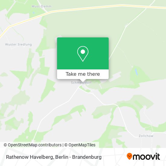 Rathenow Havelberg map