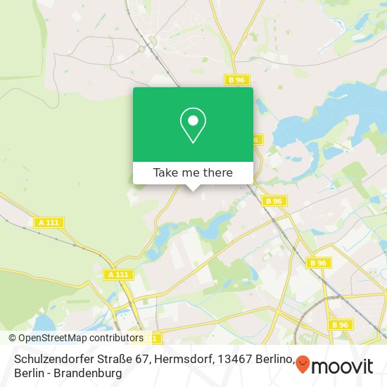 Schulzendorfer Straße 67, Hermsdorf, 13467 Berlino map