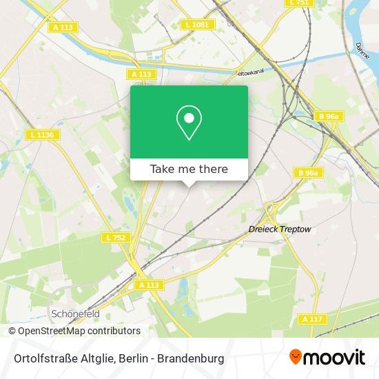 Ortolfstraße Altglie map