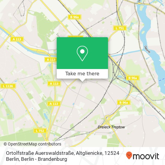 Ortolfstraße Auerswaldstraße, Altglienicke, 12524 Berlin map