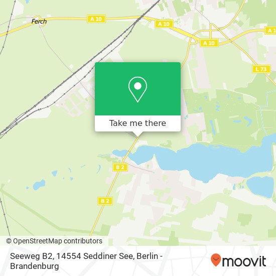 Seeweg B2, 14554 Seddiner See map