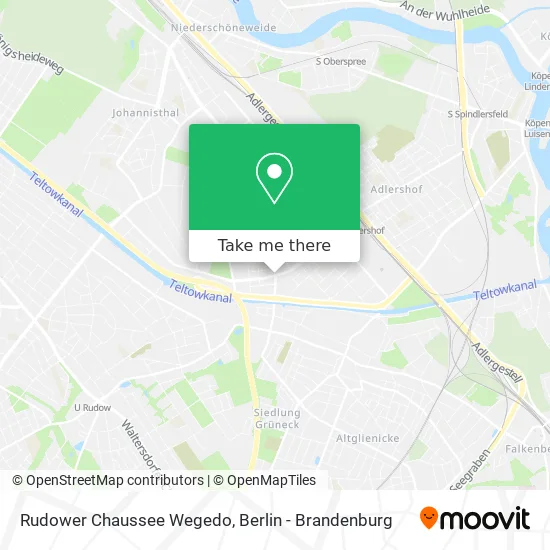 Rudower Chaussee Wegedo map