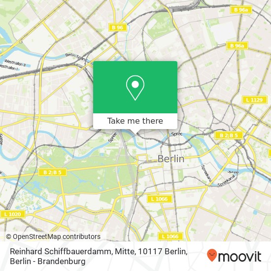 Reinhard Schiffbauerdamm, Mitte, 10117 Berlin map