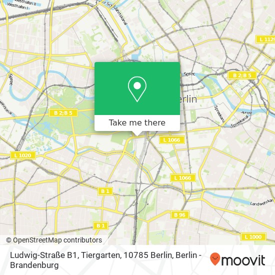 Ludwig-Straße B1, Tiergarten, 10785 Berlin map