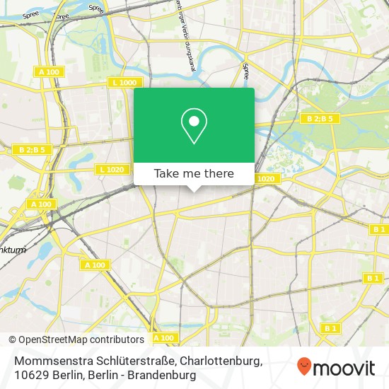 Mommsenstra Schlüterstraße, Charlottenburg, 10629 Berlin map