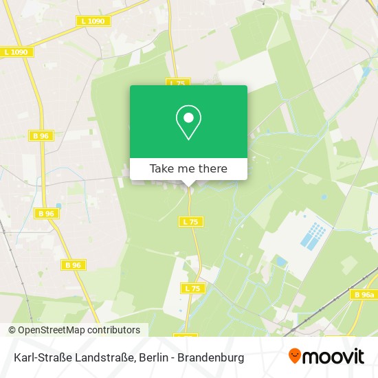 Karl-Straße Landstraße map