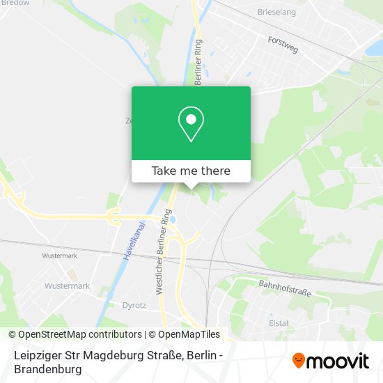 Карта Leipziger Str Magdeburg Straße