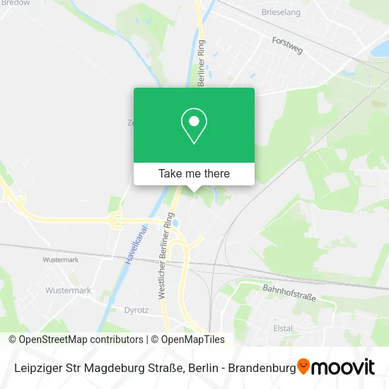 Карта Leipziger Str Magdeburg Straße