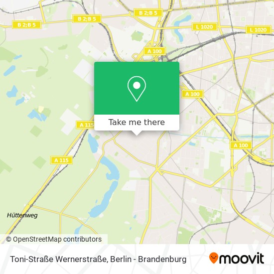 Карта Toni-Straße Wernerstraße