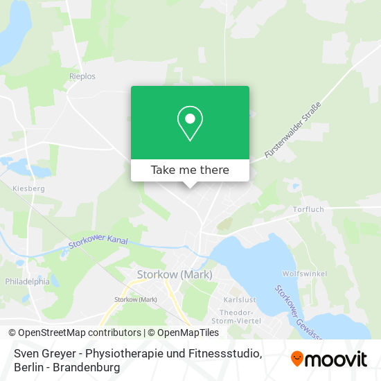 Sven Greyer - Physiotherapie und Fitnessstudio map