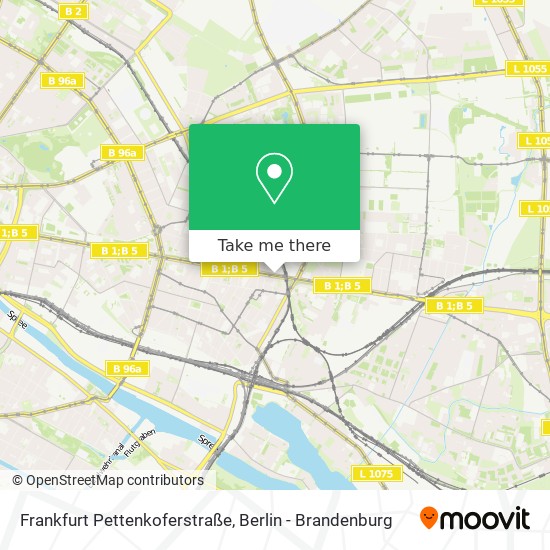 Frankfurt Pettenkoferstraße map