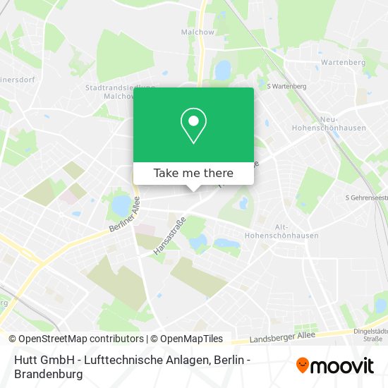 Карта Hutt GmbH - Lufttechnische Anlagen