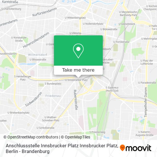 Anschlussstelle Innsbrucker Platz Innsbrucker Platz map