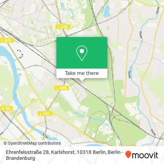 Ehrenfelsstraße 28, Karlshorst, 10318 Berlin map