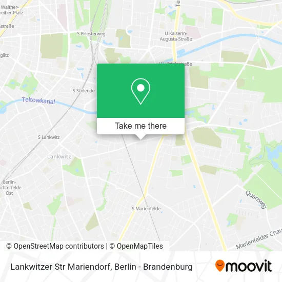 Карта Lankwitzer Str Mariendorf