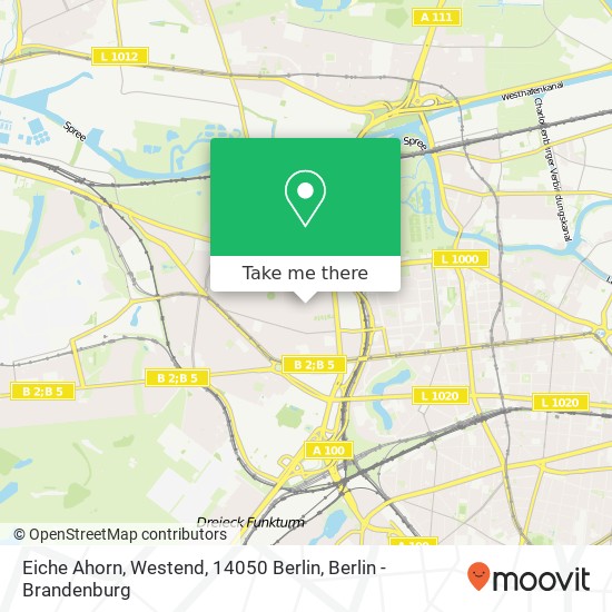 Eiche Ahorn, Westend, 14050 Berlin map