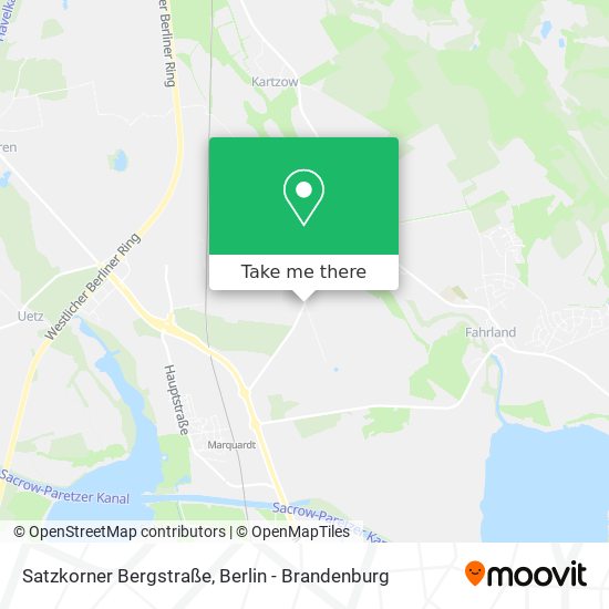 Карта Satzkorner Bergstraße