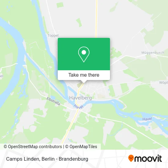 Карта Camps Linden