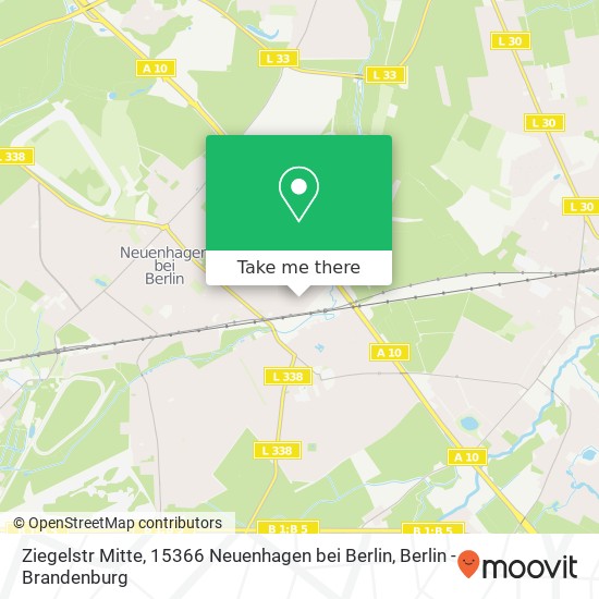 Ziegelstr Mitte, 15366 Neuenhagen bei Berlin map