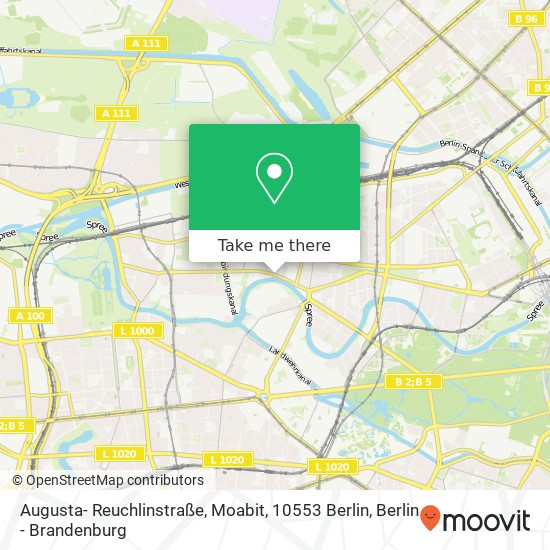 Augusta- Reuchlinstraße, Moabit, 10553 Berlin map