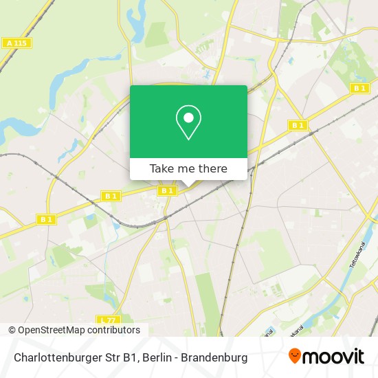 Charlottenburger Str B1 map