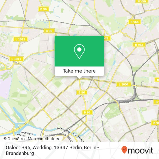 Osloer B96, Wedding, 13347 Berlín map