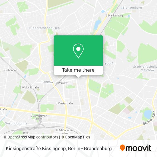 Карта Kissingenstraße Kissingenp