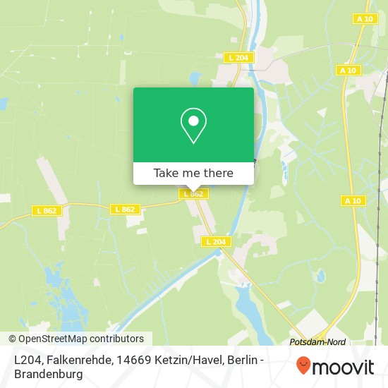 Карта L204, Falkenrehde, 14669 Ketzin / Havel