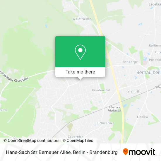 Карта Hans-Sach Str Bernauer Allee