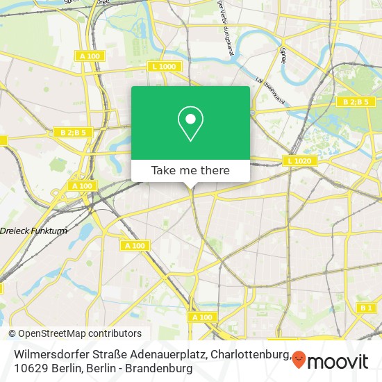 Wilmersdorfer Straße Adenauerplatz, Charlottenburg, 10629 Berlin map