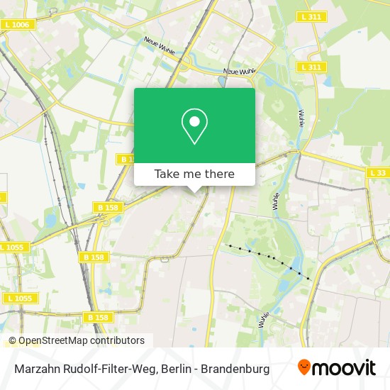 Marzahn Rudolf-Filter-Weg map