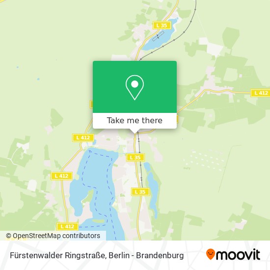 Карта Fürstenwalder Ringstraße