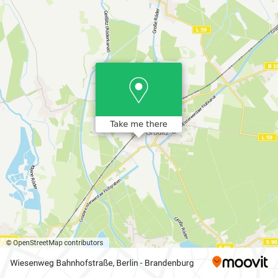 Wiesenweg Bahnhofstraße map